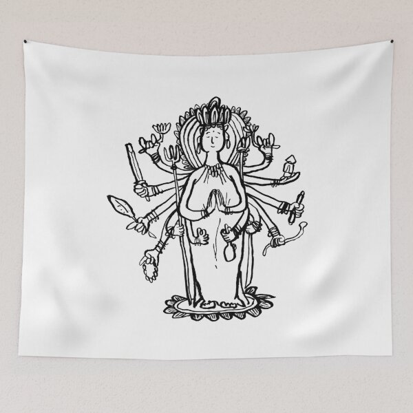 Item preview, Kannon de mil brazos (Avalokiteshvara) 千手観音 designed and sold by TaisanNYC.