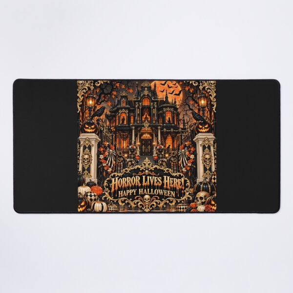 Item preview, Horror Lives Here - Happy Halloween designed and sold by DesignsByPrnces.