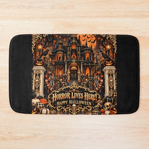 Item preview, Horror Lives Here - Happy Halloween designed and sold by DesignsByPrnces.