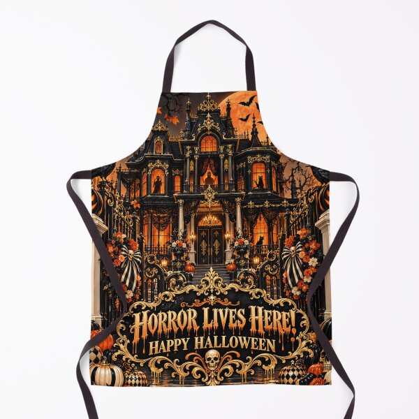 Item preview, Horror Lives Here - Happy Halloween designed and sold by DesignsByPrnces.