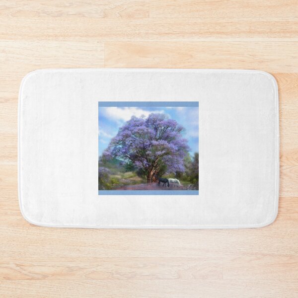Item preview, Under The Jacaranda Tree Scenic Nature Illustration Design designed and sold by Albyna.