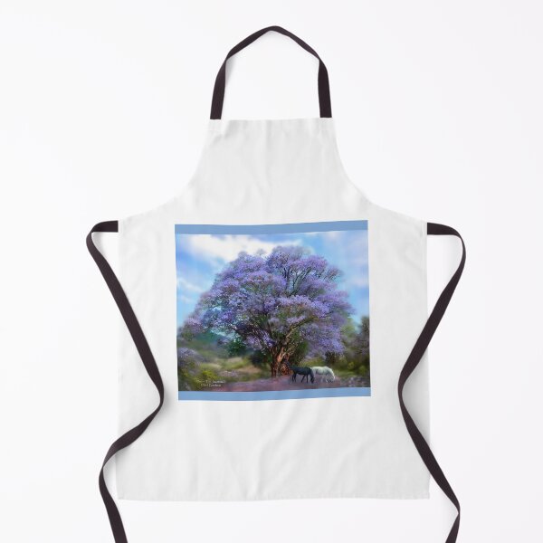 Item preview, Under The Jacaranda Tree Scenic Nature Illustration Design designed and sold by Albyna.