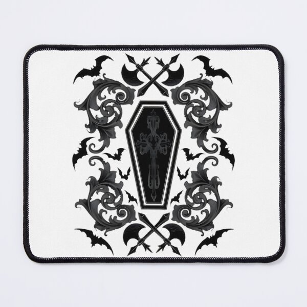 Item preview, Elegant Vampire Damask Pattern with Gothic Style Design designed and sold by Davidson Lelievre.