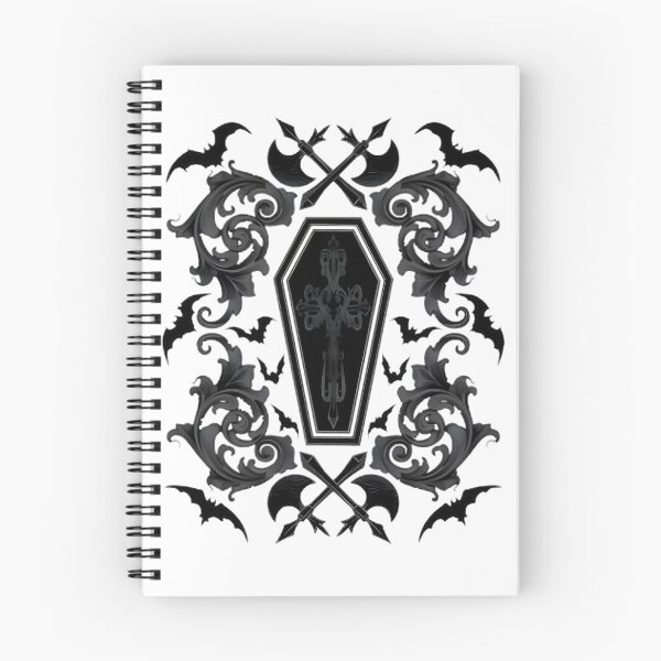 Aperçu de l'œuvre Elegant Vampire Damask Pattern with Gothic Style Design créée et vendue par Davidson Lelievre.