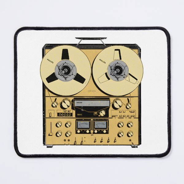 Item preview, Vintage Aesthetic Reel To Reel Tape Player Retro Music Audio Design designed and sold by OneEyehEXx.