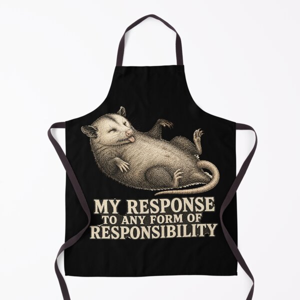 Item preview, My Response To Any Form Of Responsibility Shirt, Funny Possum T-Shirt, Vintage Naturalist Tee, Relatable Humor Gift Shirt, Funny Avoidant Animal Graphic designed and sold by TshirtsLabs.