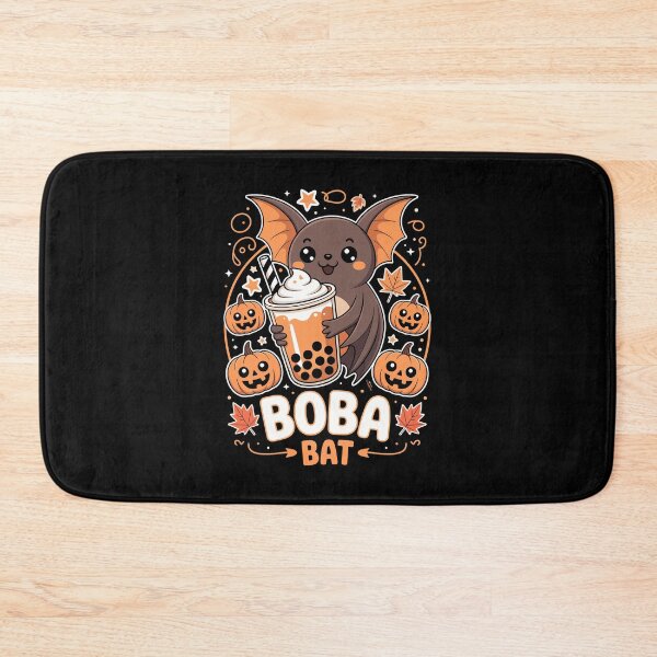 Item preview, Cute Bat with Bubble Tea designed and sold by jkrphoto.