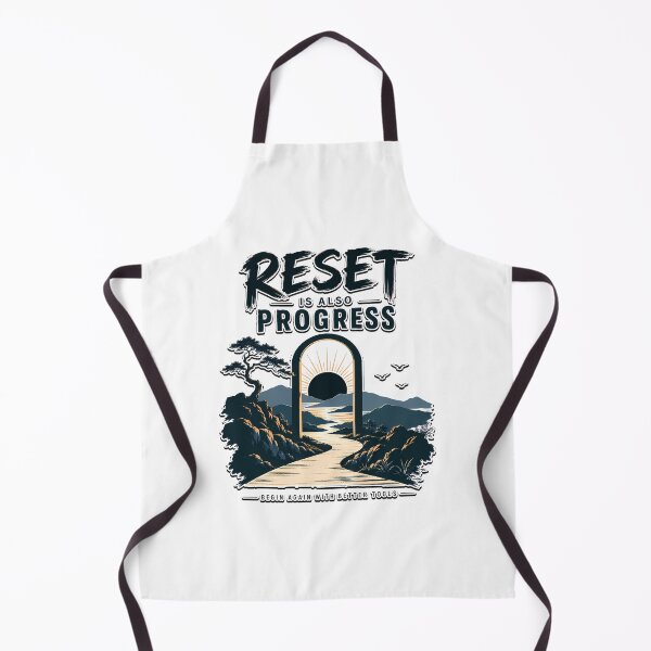 Item preview, Reset Is Also Progress Motivational Mountain Sunrise Inspirational Design designed and sold by BDLuck2021.