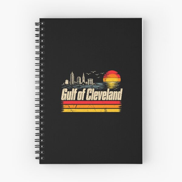 Item preview, Gulf of Cleveland Retro Lake Erie Skyline Sunset designed and sold by nryum.