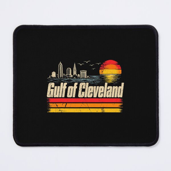 Item preview, Gulf of Cleveland Retro Lake Erie Skyline Sunset designed and sold by nryum.