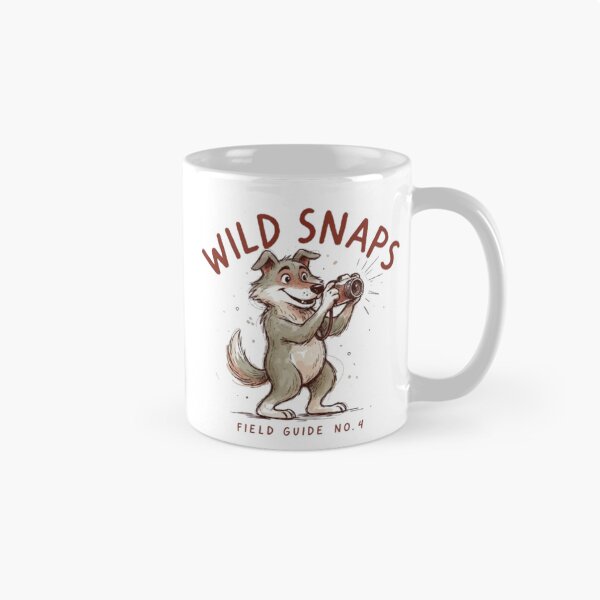 Item preview, Wild Snaps Wolf Wildlife Photography Vintage Field Guide designed and sold by PoleksGraphics.