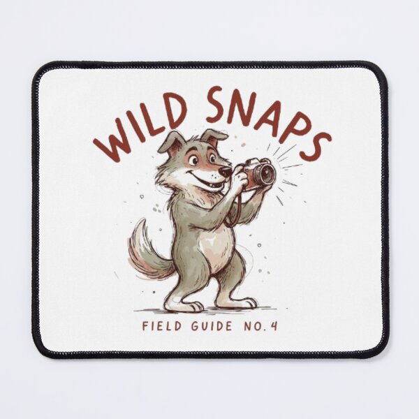 Item preview, Wild Snaps Wolf Wildlife Photography Vintage Field Guide designed and sold by PoleksGraphics.