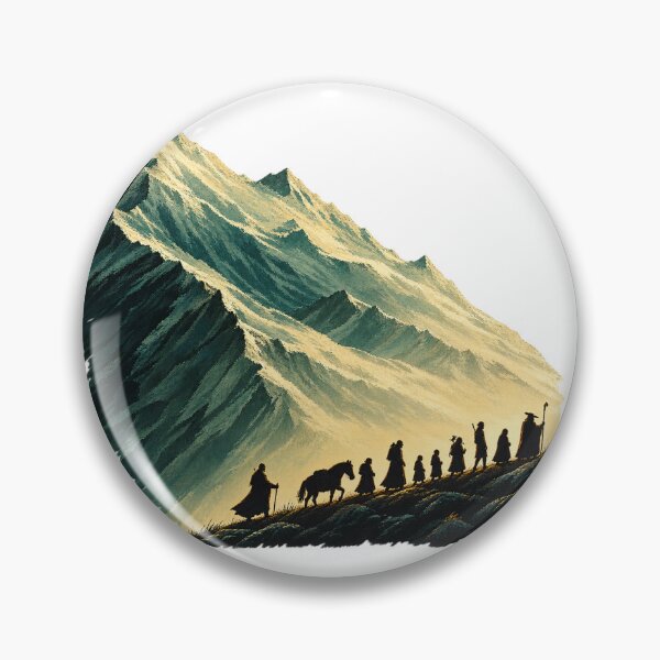 Item preview, The Journey Minimalist Lord of the Rings Design designed and sold by CreativeNest Prints.