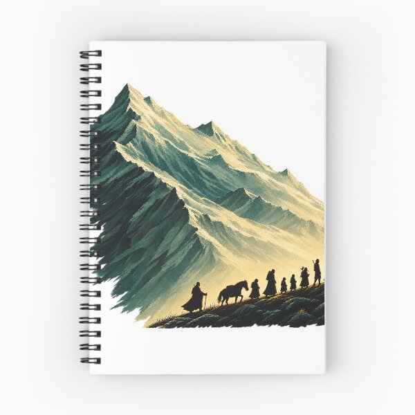 Artikelvorschau, Das minimalistische Herr-der-Ringe-Design von The Journey entworfen und verkauft von CreativeNest Prints.