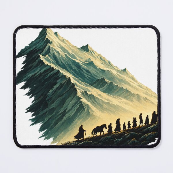 Item preview, The Journey Minimalist Lord of the Rings Design designed and sold by CreativeNest Prints.