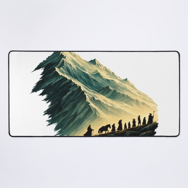 Item preview, The Journey Minimalist Lord of the Rings Design designed and sold by CreativeNest Prints.