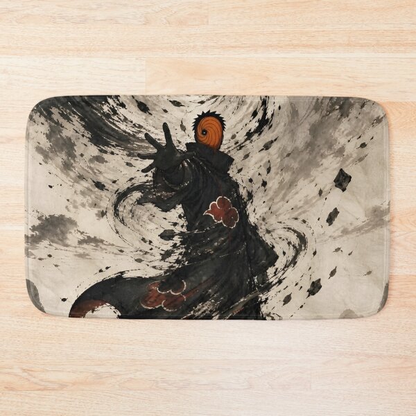 Item preview, Masked Shadow Warrior – Ink Wash Spiral Storm Japanese Dark Fantasy designed and sold by Dyan4.