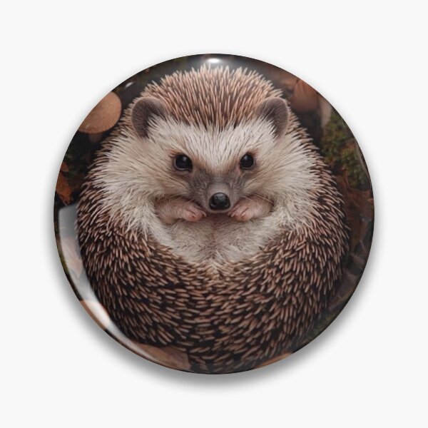 Artikelvorschau, Niedlicher Igel im Herbstwaldlaub entworfen und verkauft von OlesiaCraft.