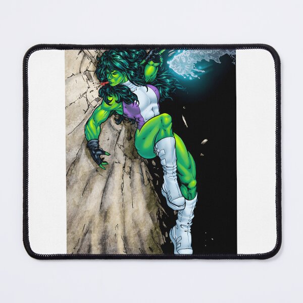 Item preview, SheHulk Inspired Superhero Illustration with Bold Green Design designed and sold by wordonmyapparel.