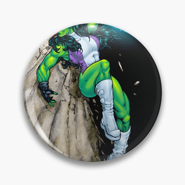 Item preview, SheHulk Inspired Superhero Illustration with Bold Green Design designed and sold by wordonmyapparel.