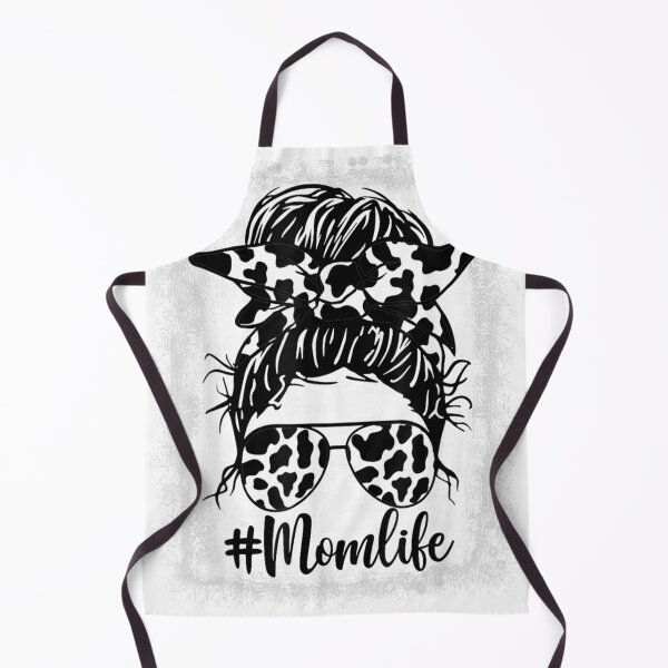 Item preview, Mom Life Bleached Shirt Mom Life Cow Heifer Messy Bun designed and sold by Lapipanst.