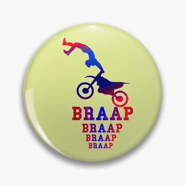 Item preview, Braap Dirt Bike  illustration designed and sold by ZooStateofMind.