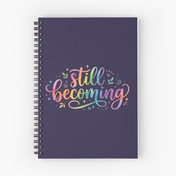 Item preview, Still Becoming – Daily Affirmation & Personal Growth Quote designed and sold by WallMuseStudio .