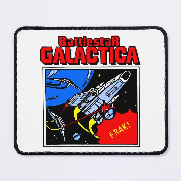 Item preview, Retro Comic Style Battlestar Galactica Inspired Sticker Design designed and sold by zer0mechan1sm.