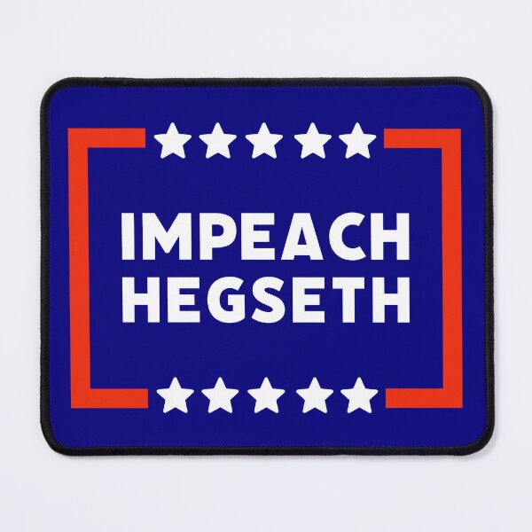Item preview, Impeach Hegseth  designed and sold by Rachel the Artist .
