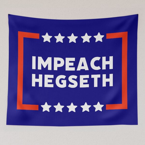 Item preview, Impeach Hegseth  designed and sold by Rachel the Artist .