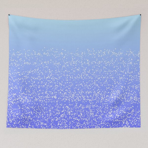 Item preview, Sparkly Star Sky Blue Ombre Pattern designed and sold by Zaya_art.