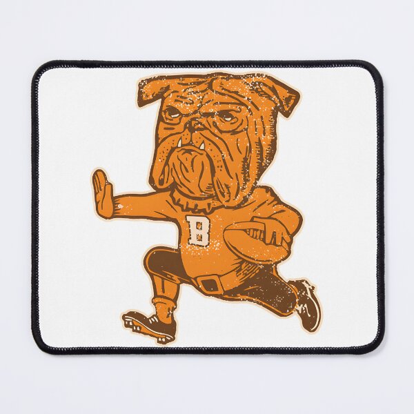 Item preview, Vintage Inspired Fighting Mascot Design with Browns Rushing Theme designed and sold by pratiksomaiya.