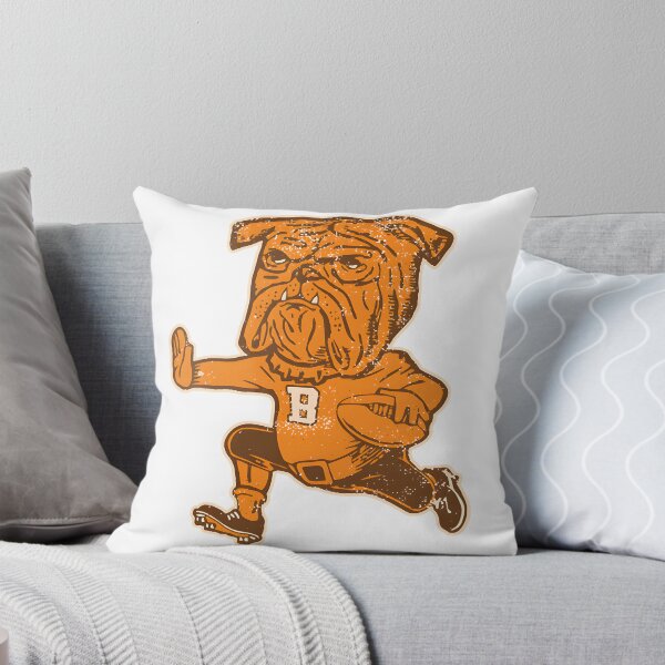 Item preview, Vintage Inspired Fighting Mascot Design with Browns Rushing Theme designed and sold by pratiksomaiya.
