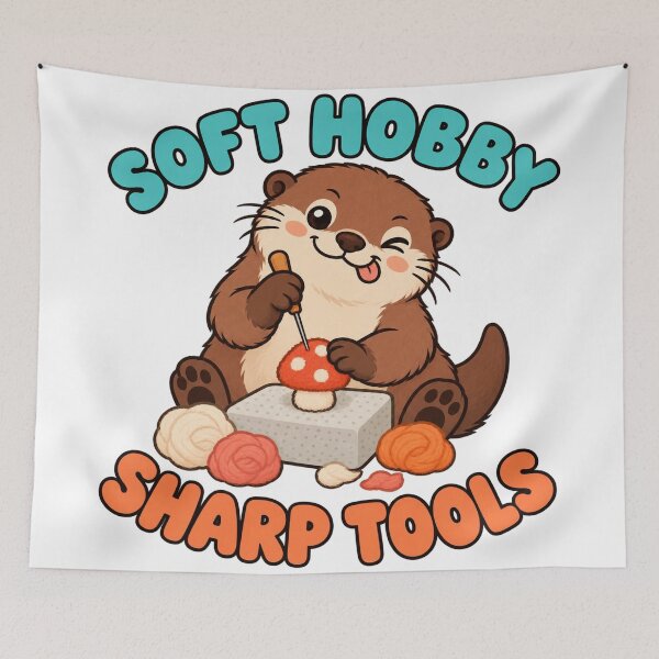 Item preview, Needle Felting Otter Soft Hobby Sharp Tools designed and sold by SAS-Designer.