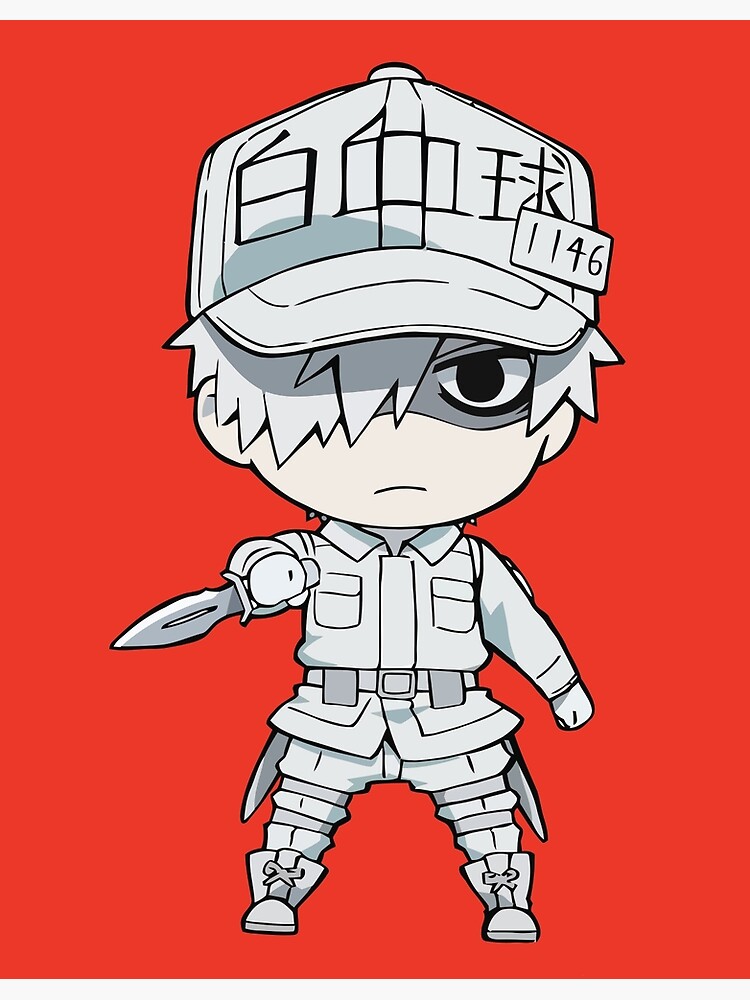 Cells At Work Chibi White Blood Cell Hataraku Saibou shirt - Limotees