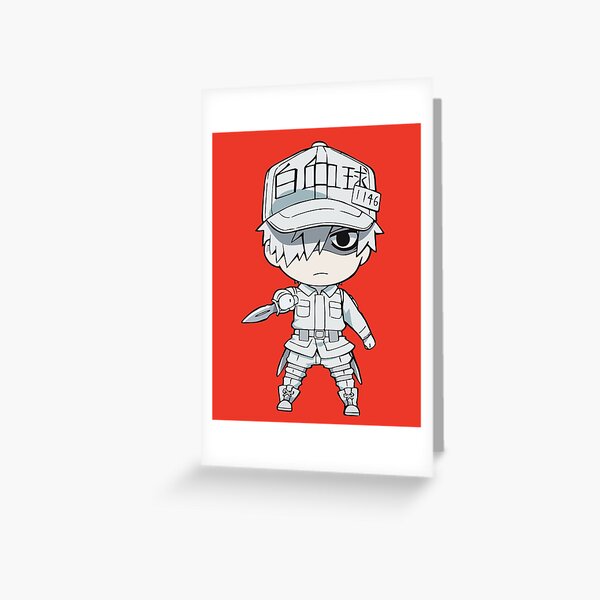 Cells at Work- Red Blood Cell Greeting Card for Sale by Chibify