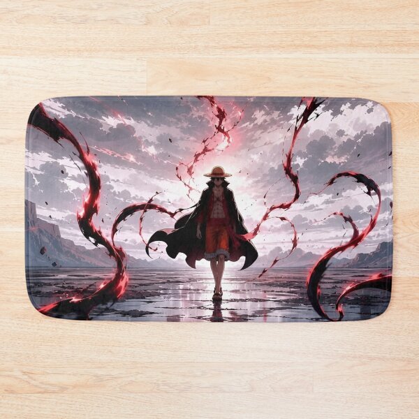 Item preview, Crimson Haki Warrior – Red Energy Anime Inspired Pirate Fantasy Art designed and sold by Dyan4.