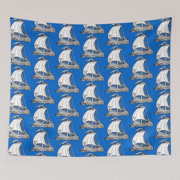 Item preview, Viking Ship Emblem | Historical Scandinavian Sailing Symbolism designed and sold by CoolHistoryMan.