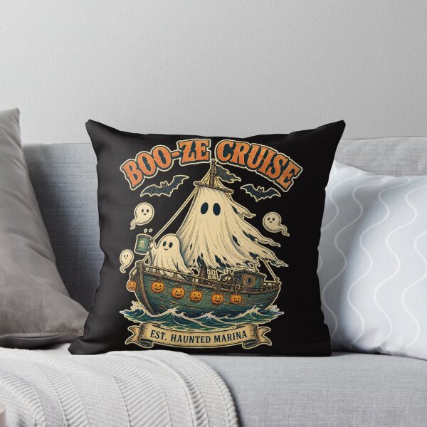 Item preview, Boo-Ze Cruise Est. Haunted Marina – Funny Halloween designed and sold by trendsshop.