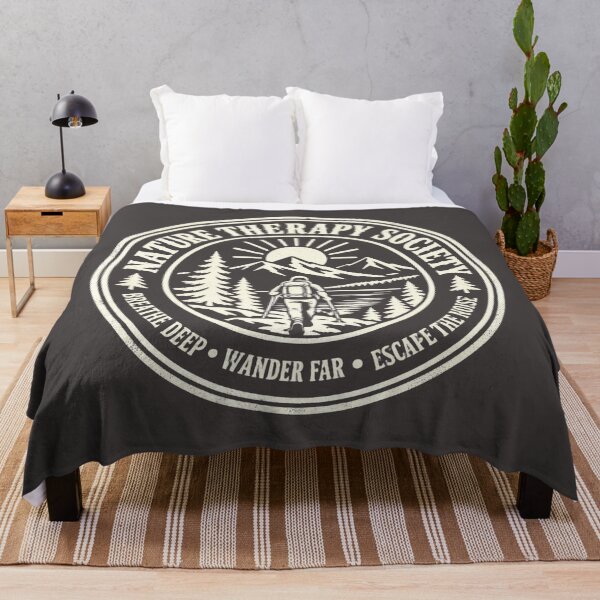 Item preview, Nature Therapy Society – Vintage Hiking Outdoor Adventure designed and sold by NomadIdeasCo.
