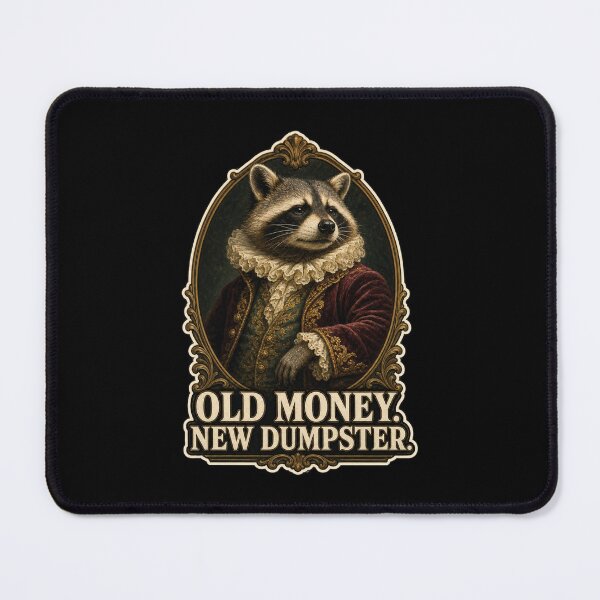 Item preview, Old Money New Dumpster Shirt, Funny Raccoon T-Shirt, Vintage Portrait Animal Tee, Trash Panda Gift Shirt, Classical Painting Raccoon Graphic designed and sold by TshirtsLabs.