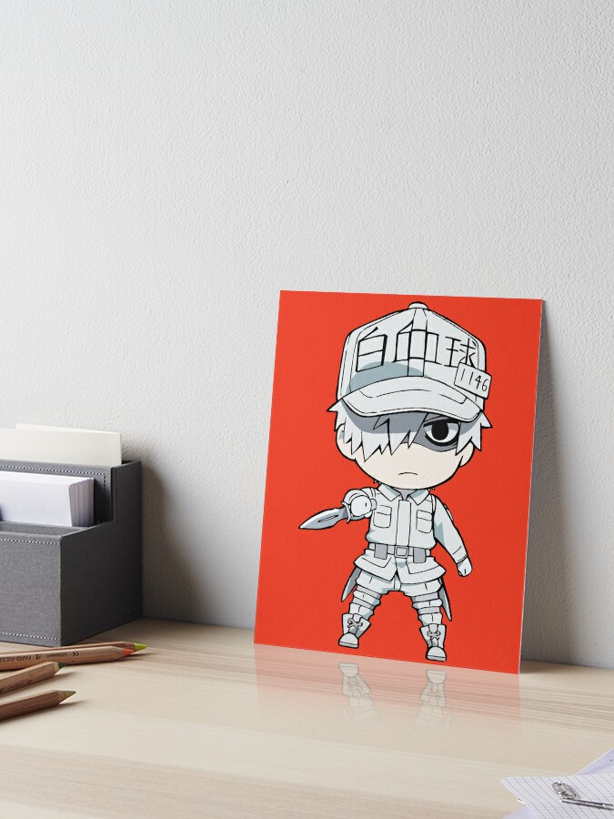 Hataraku Saibou Cells at Work - White Blood Cell  Poster for Sale by  CherylKato