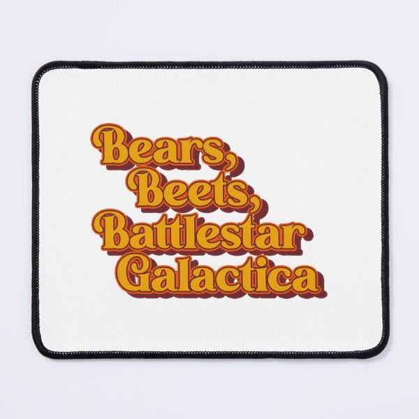 Item preview, Bears Beets Battlestar Galactica Inspired Fan Design designed and sold by dianthuss.
