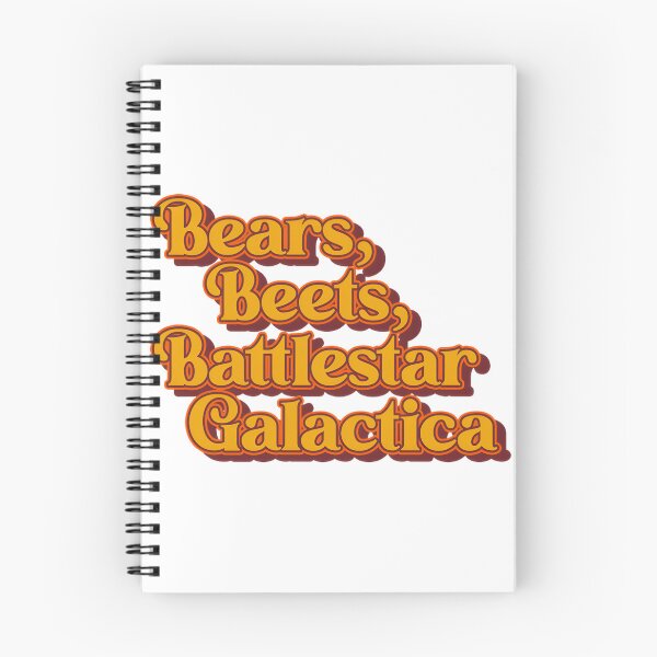 Item preview, Bears Beets Battlestar Galactica Inspired Fan Design designed and sold by dianthuss.