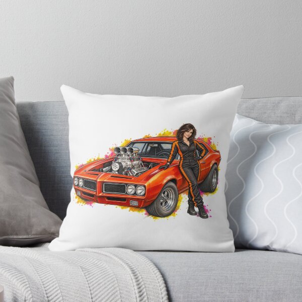 Item preview, Orange Fury — Supercharged Muscle Car Sketch designed and sold by Russell Thorne.