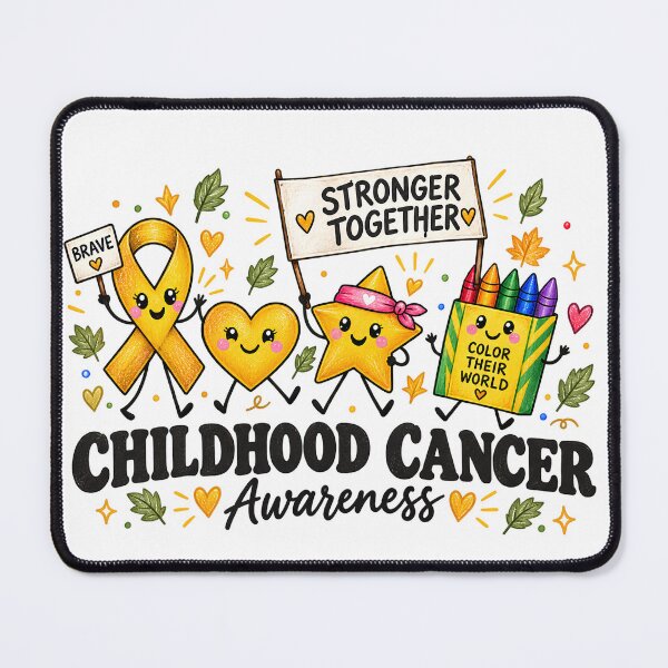 Item preview, Childhood Cancer Awareness Doodle Design designed and sold by VGAfanatic.