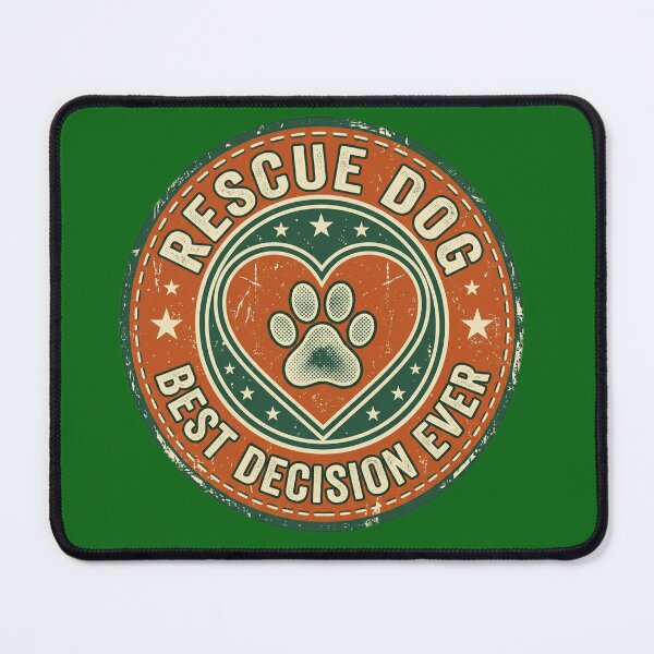 Item preview, Rescue Dog Best Decision Ever designed and sold by FurRealStudioCo.