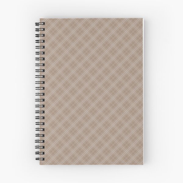 Item preview, Christmas Woodland Bronzed Brown Diagonal Tartan Check Plaid designed and sold by paperandfrill.