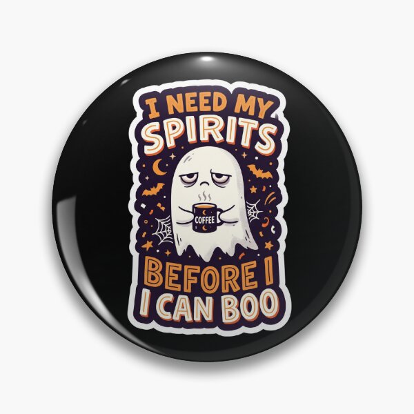 Item preview, Need My Spirits Funny Coffee Ghost Booing designed and sold by BeaBuzz.