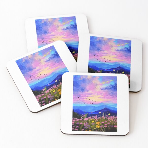 Item preview, Beautiful sunset and flower valley designed and sold by artlovers09.
